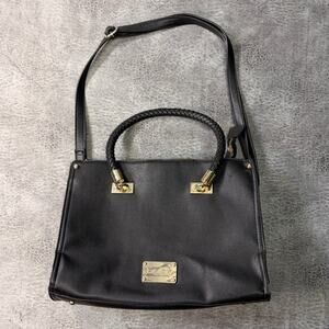 Black Bebe Leather Handbag